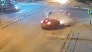 На Горького столкнулись две легковушки