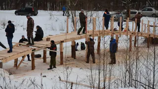 В Брянской области построили мост