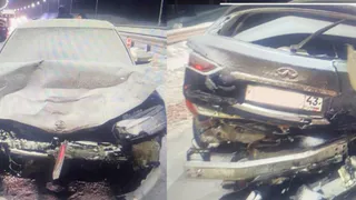 На трассе М-12 во Владимирской области произошло ДТП с пострадавшим: авто сильно повреждены