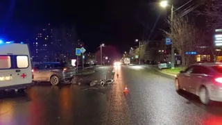 В ДТП во Владимире пострадал 16-летний водитель питбайка