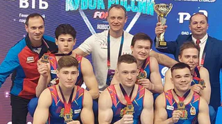 Мужская сборная региона по спортивной гимнастике завоевала «золото» Кубка России