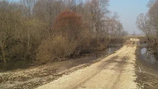 В Рязанском районе вода ушла с 5 приусадебных участков и объездного участка дороги