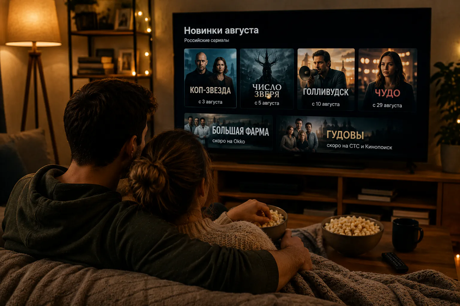 Август без сериального отпуска: 6 российских премьер, которые могут стать главными хитами месяца — от маньяков до сатиры на Голливуд