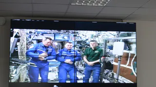 Космонавты из космоса передали привет рязанцам