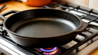 Сковородки мою только так: жир исчезает на глазах, налет отлетает, а дно блестит и без царапин