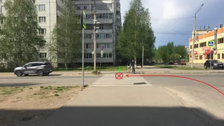 В столице Коми опытный водитель сбил пешехода на “зебре”