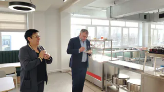 Глава округа Усинск с рабочим визитом посетил школу