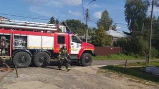 В кафе Александрова потушили пожар