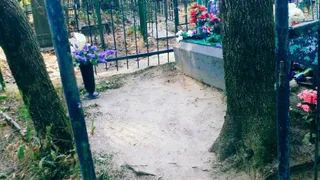 На Брянском кладбище воруют калитки от могильных оград