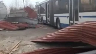 Город разметало: последствия урагана в Новомичуринске попали на видео