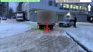 В столице Коми грузовик задним ходом сбил 89-летнюю женщину