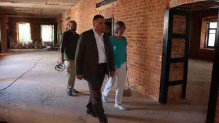 Подрядчик по реставрации дома на Дворянской улице встретился с мэром Владимира