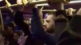 Видео: толпа рязанцев еле уместилась в маршрутку №88