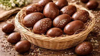 Не пасхальные яйца, а настоящие «киндеры»: скорлупки станут шоколадными после этого отвара — нужен только отход