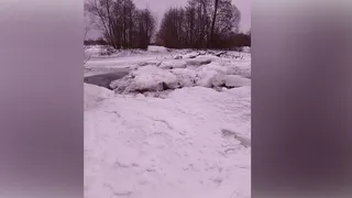 В Рязанской области произошло освобождение от воды низководного моста