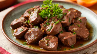 Куриную печёнку много лет готовлю только так и других рецептов не ищу: бюджетно и ну очень вкусно