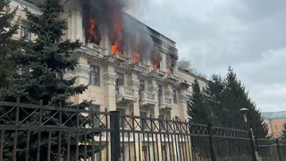 Пожар в здании бывшего училища связи в Рязани произошел из-за поджога