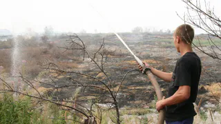 Торфяной пожар в Клепиковском районе тушили 7 часов