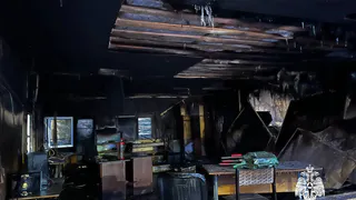 В Хыркасах горело здание сельской администрации