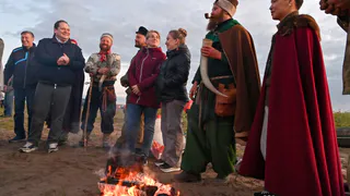 Врио главы Коми принял участие в древней "Петровщине" на берегу Печоры