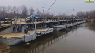 Понтонный мост через Клязьму в Вязниковском районе продолжит работу