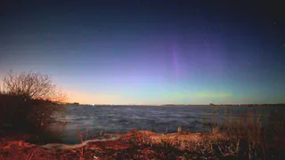 Жители Рязани 14 апреля увидели полярное сияние