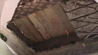 В доме на улице Строителей рухнул потолок