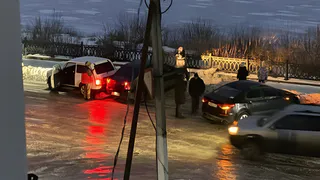 20 января в Касимове на улице Набережной произошло ДТП