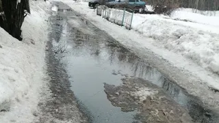 Пока коммунальщики спят: на Забайкальской случился потоп из-за тающего снега