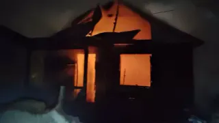 В Александровском районе вспыхнула хозяйственной постройке