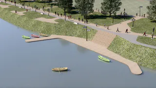 На месте гаражей у Черезовских прудов в Рязани появится благоустроенная набережная