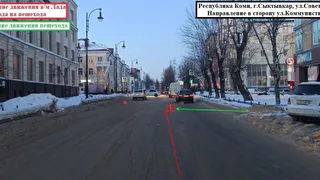 В одном из городов Коми Lada сбила пешехода