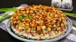 Такого салата вы ещё не готовили: «Курочка под кайфом». Идеально для Нового года