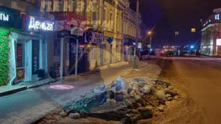 Пензенцы пожаловались на груду льда на улице Бакунина