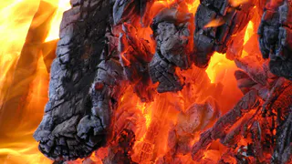 В Захаровском районе Рязанской области сгорел недостроенный дом