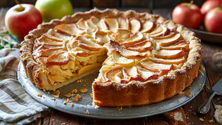 Замешиваем за 5 минут и подаем ароматный итальянский яблочный пирог: съедается до того, как успеет остыть - чудо какой пышный и вкусный