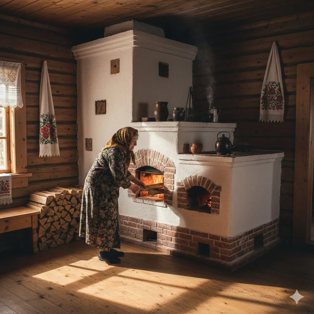 Народная печь, которая греет лучше электрических: ставлю в дом, на дачу и в гараж