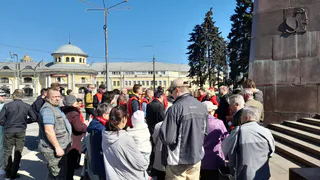 В Рязани у памятника Ленину собрались коммунисты в честь дня его рождения