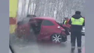 Приехала реанимация: на трассе под Рязанью произошла серьезная авария