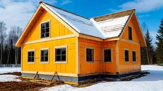 Минвата и пенопласт в пролете - вспомнил старинный способ утепления дома, который работает до сих пор