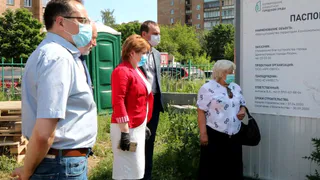 Благоустройство Комсомольского парка: депутаты гордумы проверили ход работ