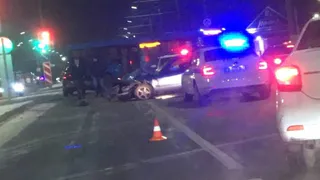 В Советском районе произошла  авария