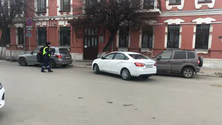 В Рязани заметили скопление патрульных машин и сотрудников ГИБДД