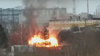 В Дашково-Песочне вспыхнул частный дом