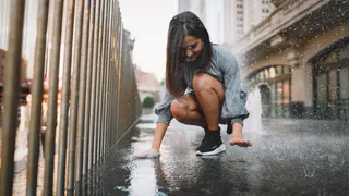 В Рязани 5 мая прошел град