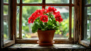 Всего одну крошку в горшок — и бутоны герани лезут даже на молодых черенках, а листья не будет желтеть