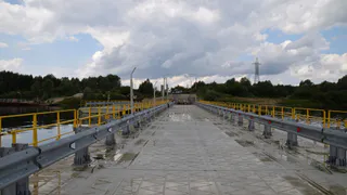 У села Троица открыли новый мост через Оку