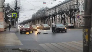 В Рязани около филармонии произошла серьезная авария