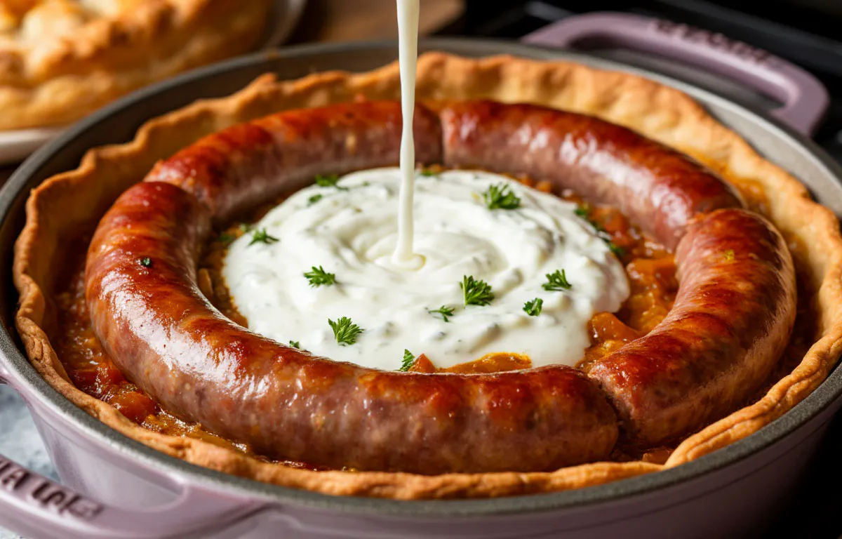 Просто заливаю сосиски кефиром и отправляю в духовку — уже 10 лет готовлю так вместо пирожков