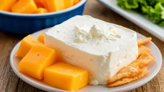 Наливаю молоко в банку и оставляю на ночь, утром открываю - сыр "Филадельфия" готов